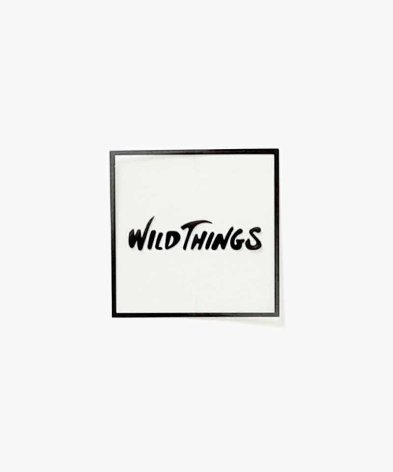 楽天最安値に挑戦】 ステッカー WILDTHINGS ワイルドシングス SQUARE LOGO STICKER スクウェアロゴステッカー440円  saropackaging.eu