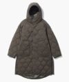 W'S QUILTED  LONG COAT