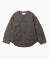 W'S NO COLLAR QUILTED JACKET