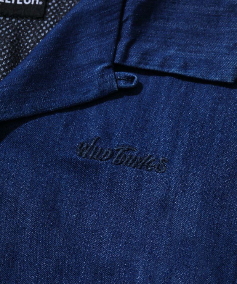 シェルテックデニムオープンカラーシャツ｜SHELTECHDENIMOPENCOLLARSHIRT＜USED＞