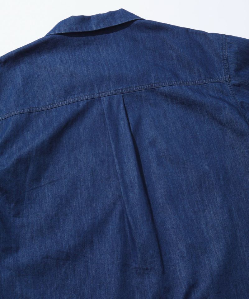 シェルテックデニムオープンカラーシャツ｜SHELTECHDENIMOPENCOLLARSHIRT＜USED＞