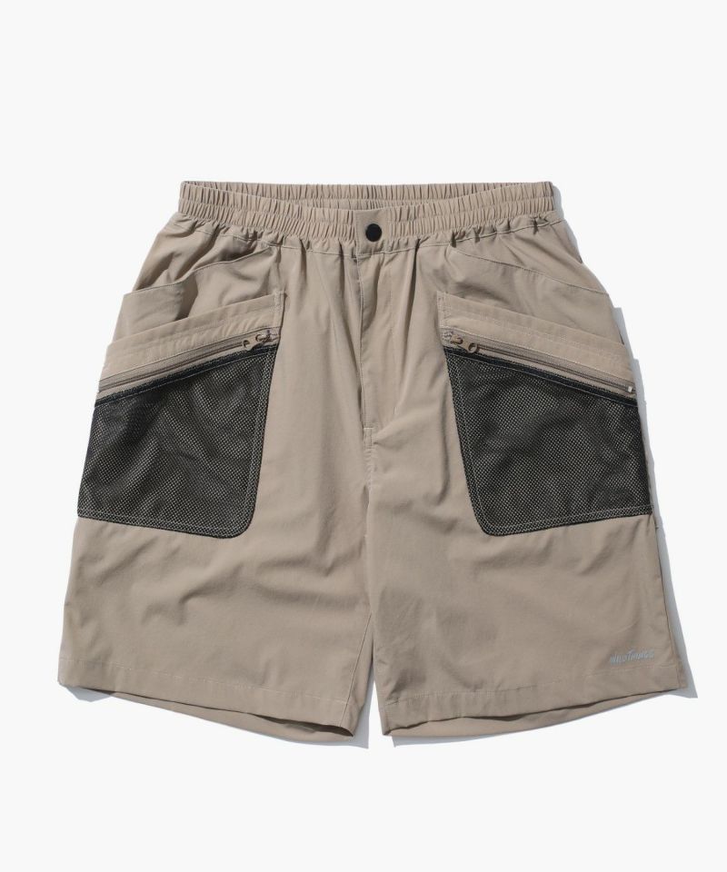 N/PUビッグポケットメッシュショーツ｜N/PUBIGPOCKETMESHSHORTS＜BEIGE＞