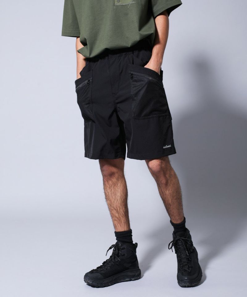 N/PUビッグポケットメッシュショーツ｜N/PUBIGPOCKETMESHSHORTS＜BLACK＞