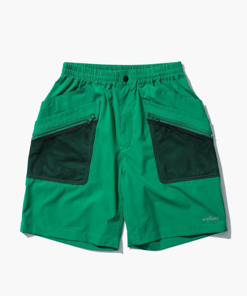 N/PUビッグポケットメッシュショーツ｜N/PUBIGPOCKETMESHSHORTS＜GREEN＞