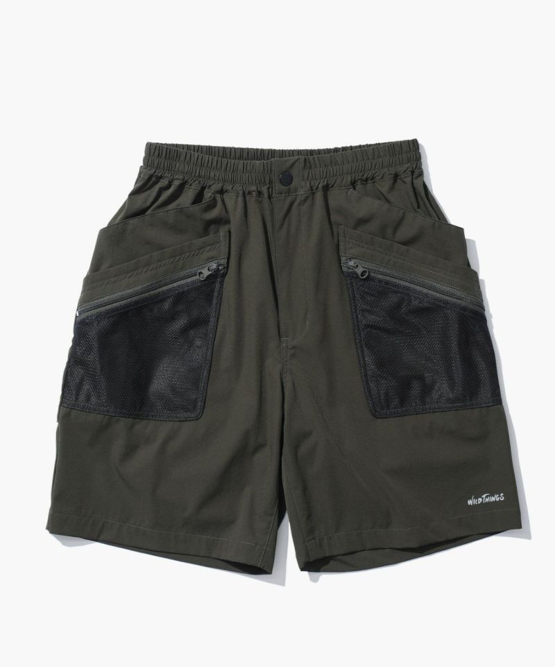 N/PUビッグポケットメッシュショーツ｜N/PUBIGPOCKETMESHSHORTS＜OLIVE＞
