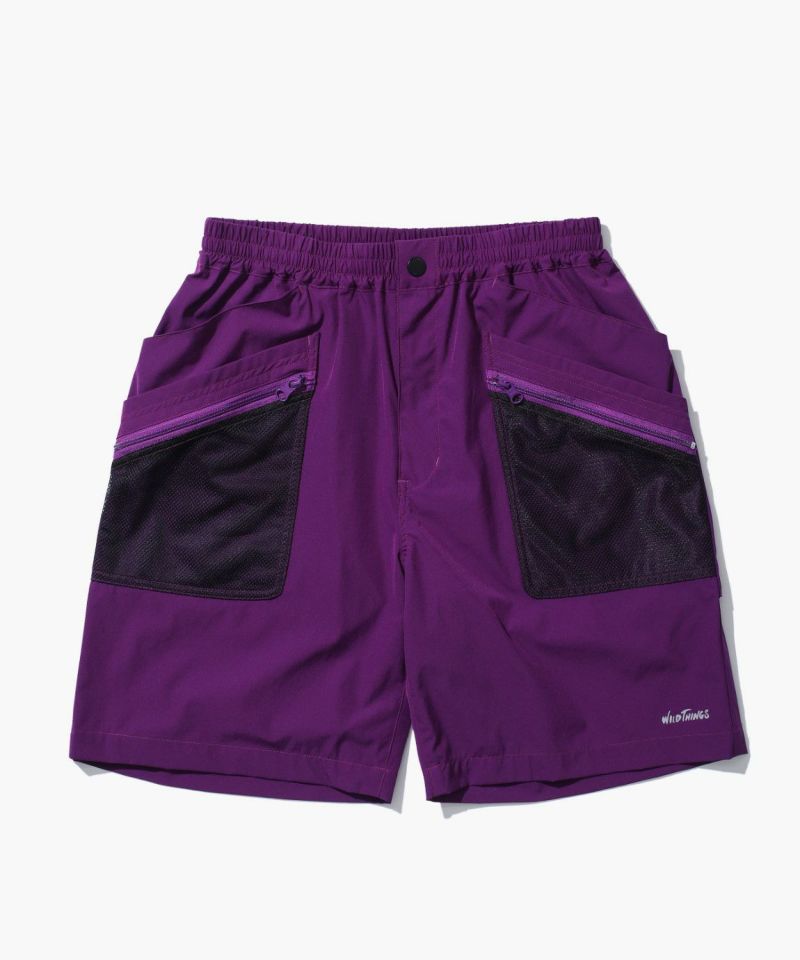 N/PUビッグポケットメッシュショーツ｜N/PUBIGPOCKETMESHSHORTS＜PURPLE＞