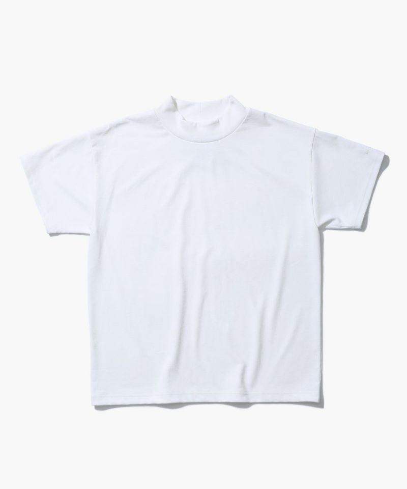 トゥルードライモックネックTシャツ｜TRUEDRYMOCKNECKTEE(WHITE)