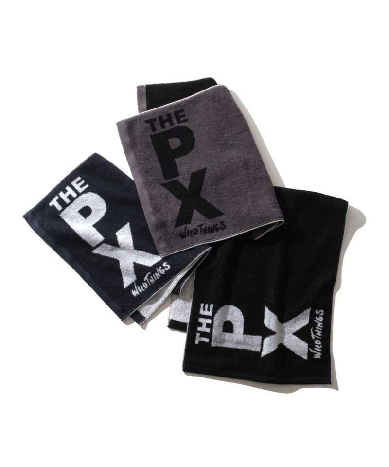 THE PX TOWEL｜ロゴフェイスタオル ＜F.GREY＞ | ワイルドシングス公式サイト | WILD THINGS OFFICIAL SITE