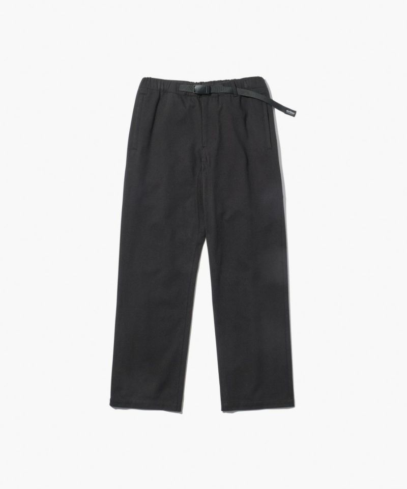 ツイル プレーン パンツ│TWILL PLAIN PANTS＜BLACK＞