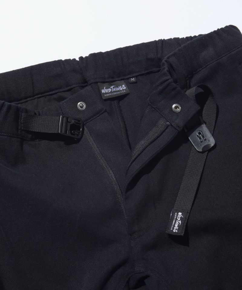 ツイル プレーン パンツ│TWILL PLAIN PANTS＜BLACK＞