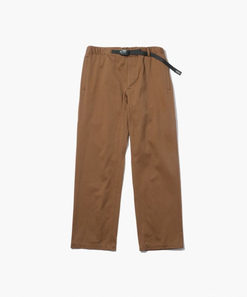 ツイル プレーン パンツ│TWILL PLAIN PANTS＜BROWN＞