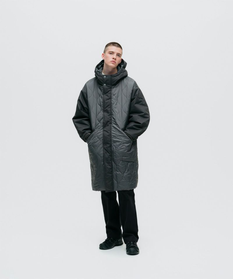 キルティングボディパディングコートEC限定│QUILTED BODY PADDING COAT EC限定＜BLACK＞