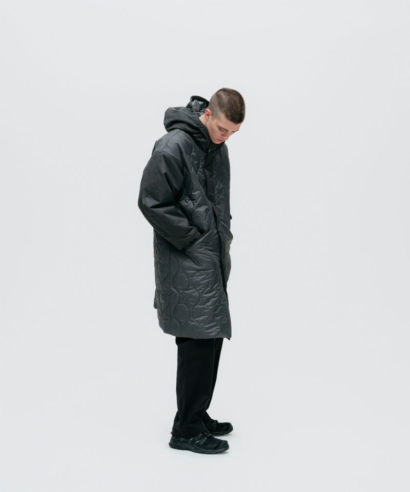 キルティングボディパディングコートEC限定│QUILTED BODY PADDING COAT EC限定＜BLACK＞