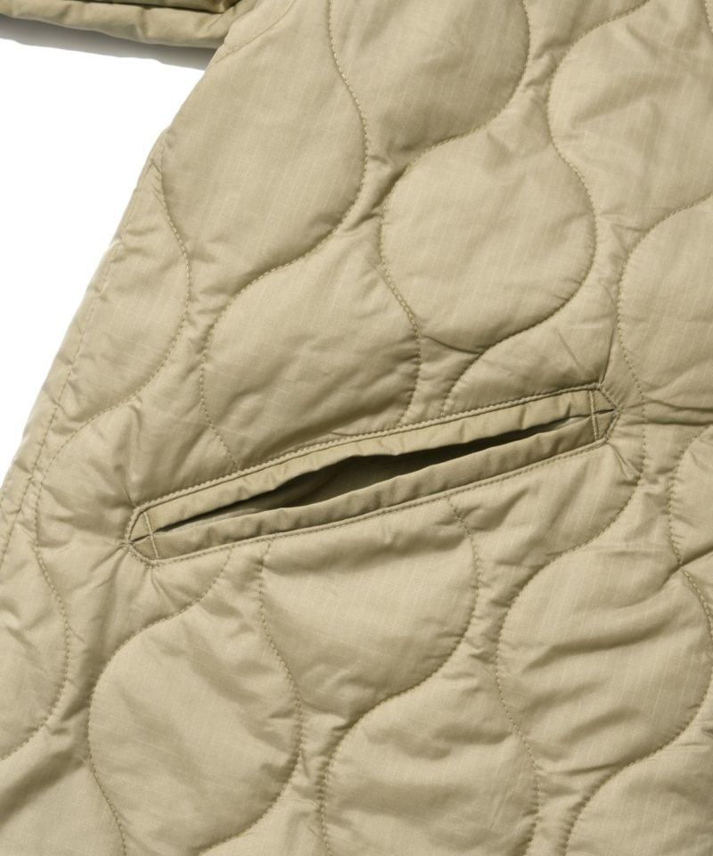 キルティングボディパディングコートEC限定│QUILTED BODY PADDING COAT EC限定＜BEIGE＞