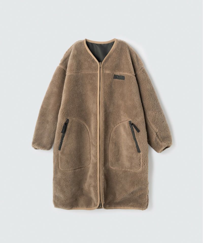 フラフィーボアリバーシブルコート│FLUFFY BOA REVERSIBLE COAT