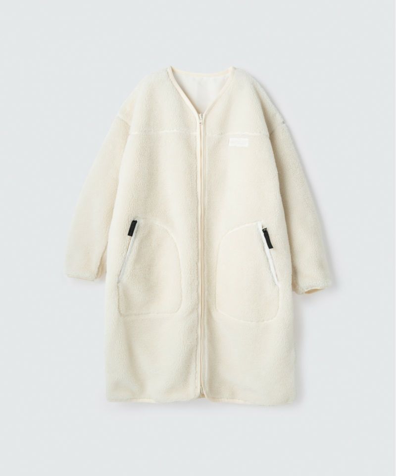 フラフィーボアリバーシブルコート│FLUFFY BOA REVERSIBLE COAT | ワイルドシングス公式サイト | WILD THINGS  OFFICIAL SITE