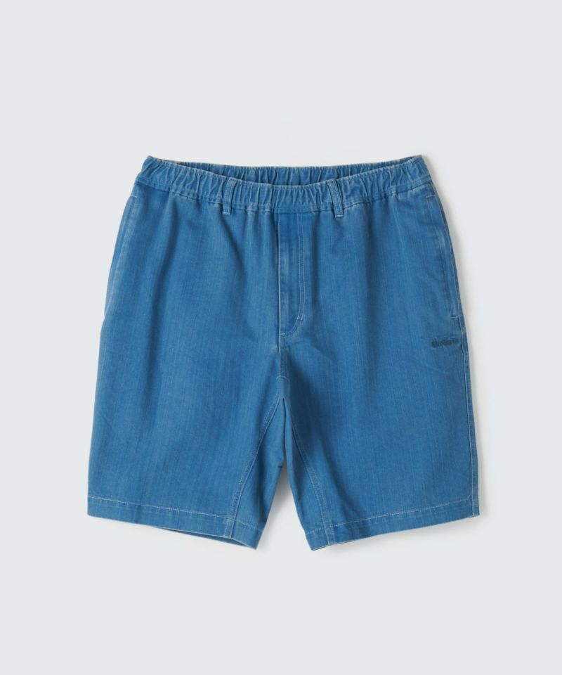 【ワイルドシングス公式】デニムニートショーツ | Denim Neat Shorts XL ONE Wash