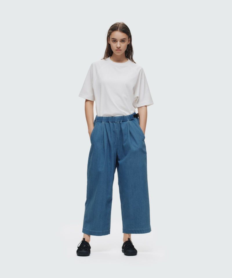 デニムタックワイドパンツ | DENIM TUCK WIDE PANTS | ワイルド