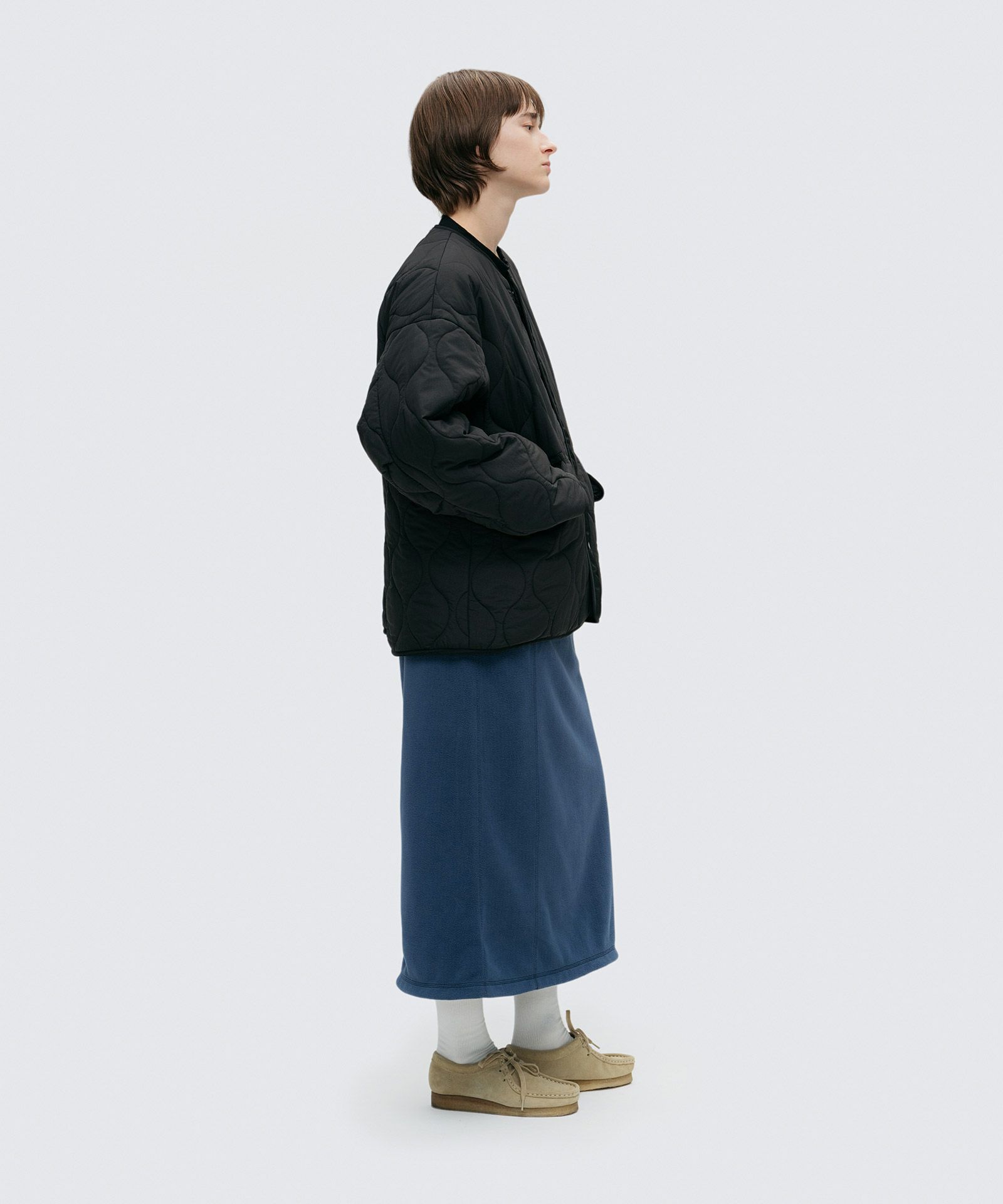 キルティングノーカラージャケット│QUILTING NO COLLAR JACKET  