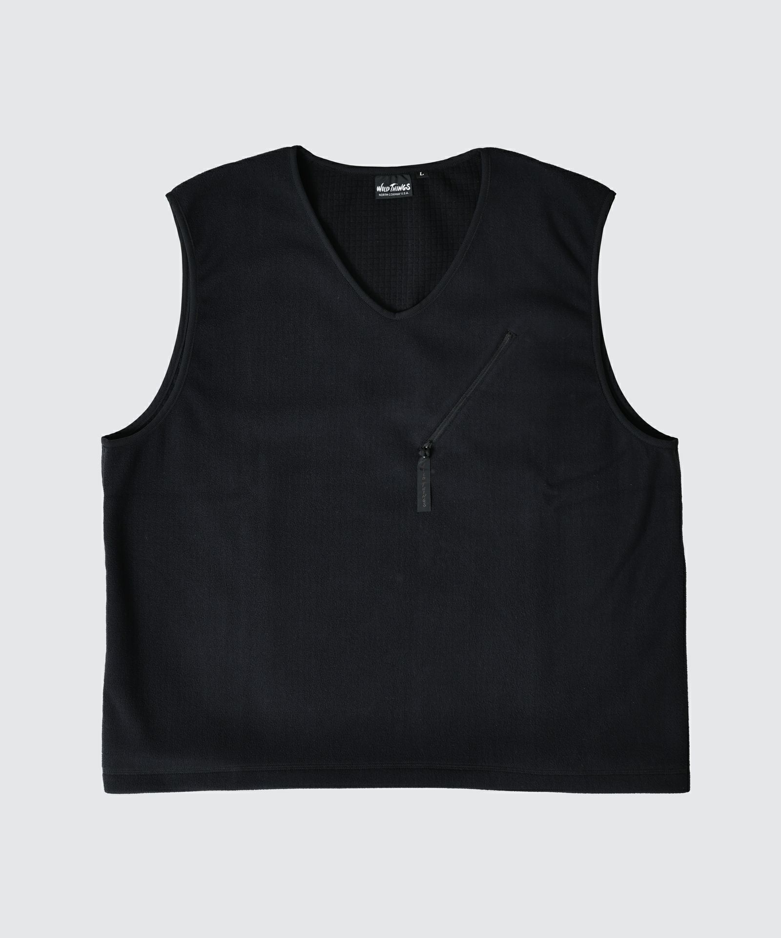 グリッドフリース プルオーバーベスト│GRID FLEECE PULLOVER VEST 