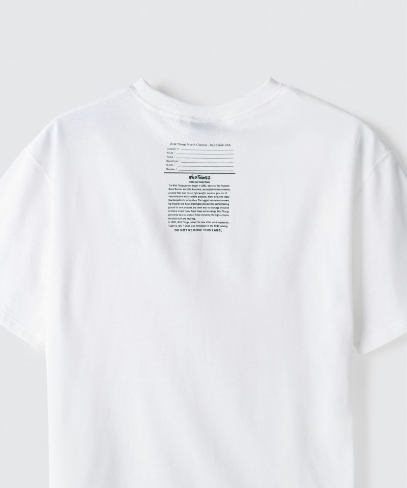 アーミータグプリントTシャツ│ARMY TAG PRINT TEE ワイルドシングス