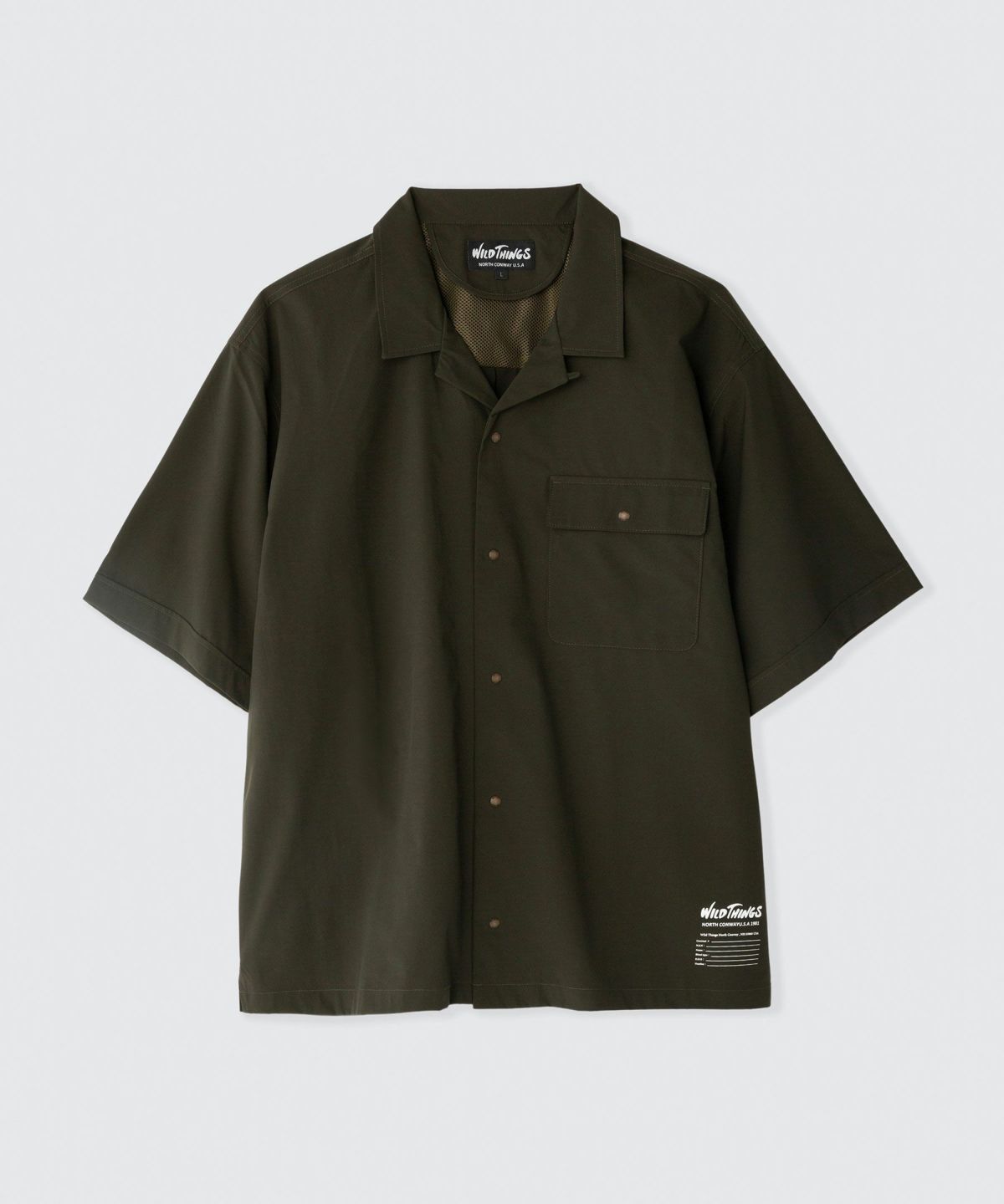 オープンカラーポケットシャツ│OPEN COLLAR POCKET SHIRTS ワイルドシングス
