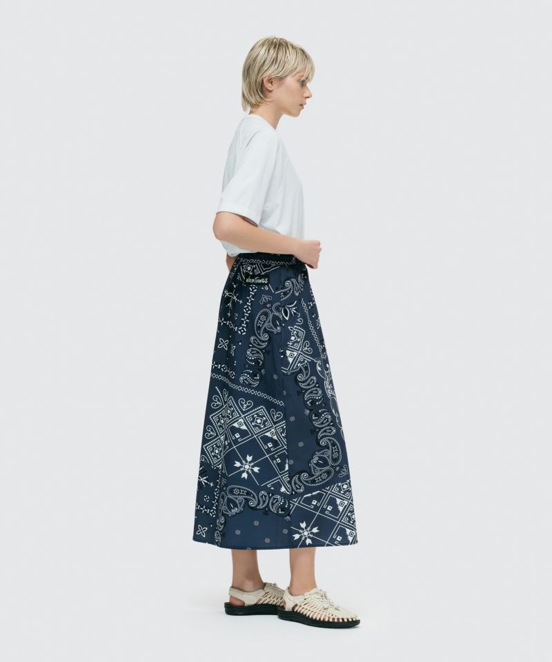 プリントラックススカート│PRINT LAX SKIRT ワイルドシングス