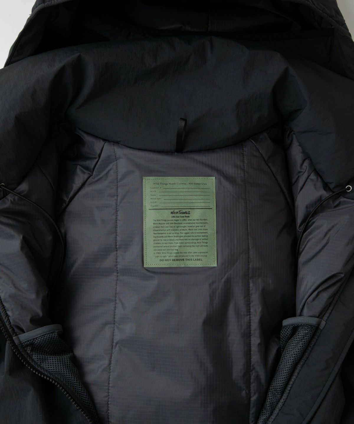 トランスポートパーカー│TRANSPORT PARKA ワイルドシングス