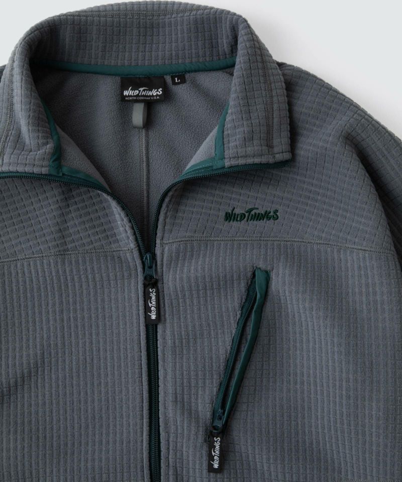 グリッドフリースジャケット│GRID FLEECE JACKET ワイルドシングス
