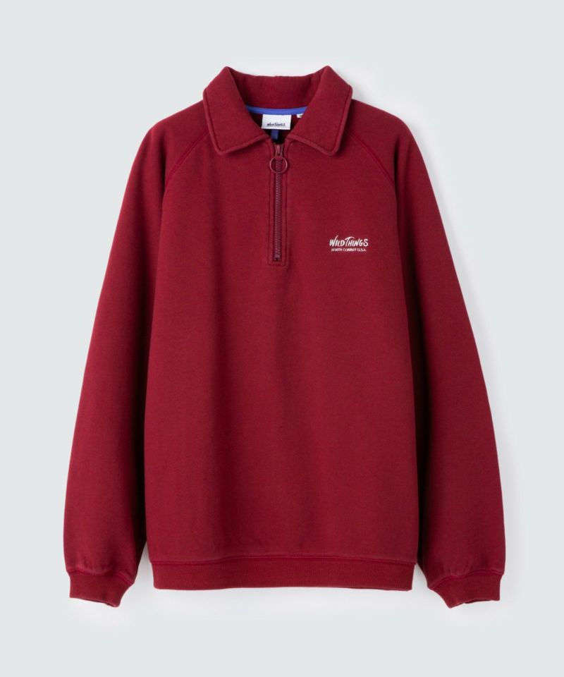 スウェットハーフジップポロ│SWEAT HALF ZIP POLO ワイルドシングス