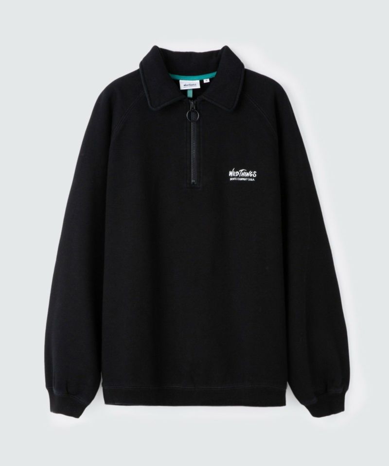 スウェットハーフジップポロ│SWEAT HALF ZIP POLO ワイルドシングス