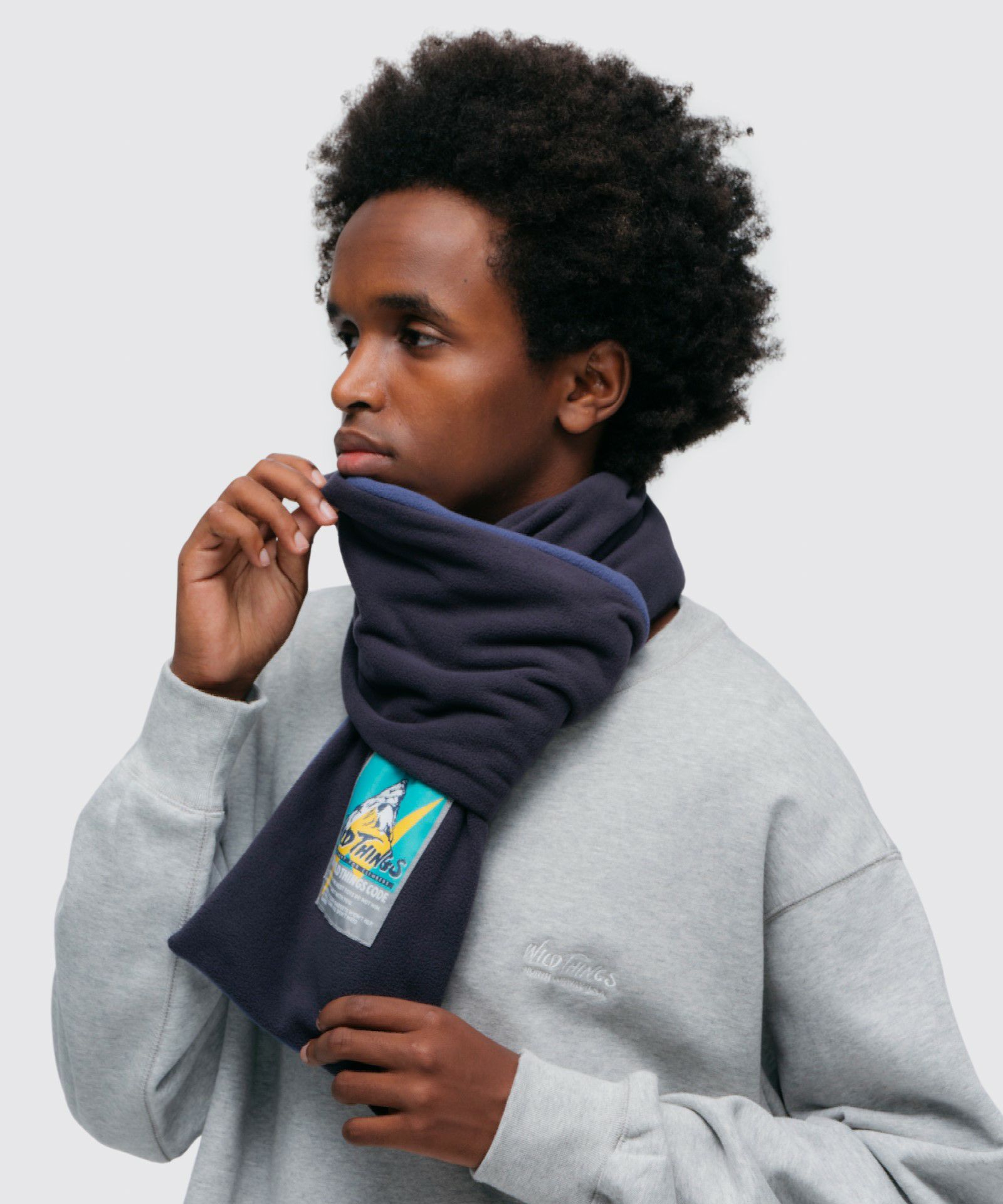 リバーシブルフリースマフラー│REVERSIBLE FLEECE MUFFLER ワイルドシングス