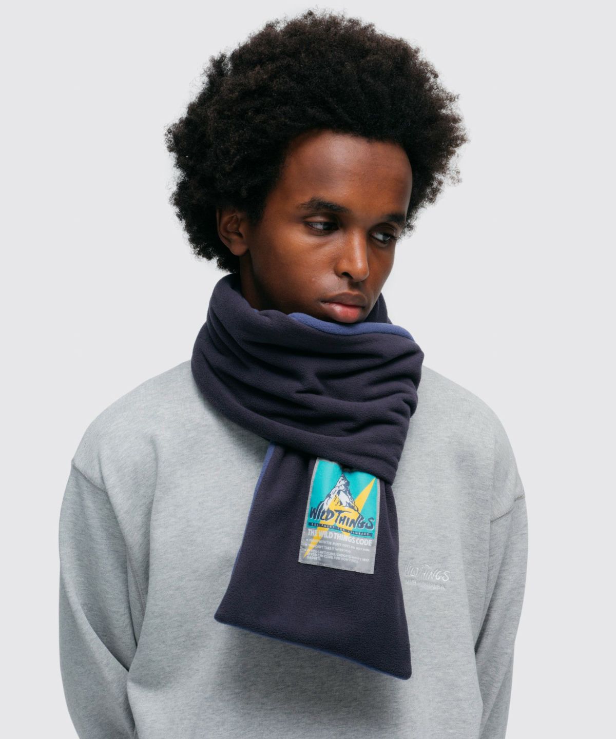 リバーシブルフリースマフラー│REVERSIBLE FLEECE MUFFLER ワイルドシングス