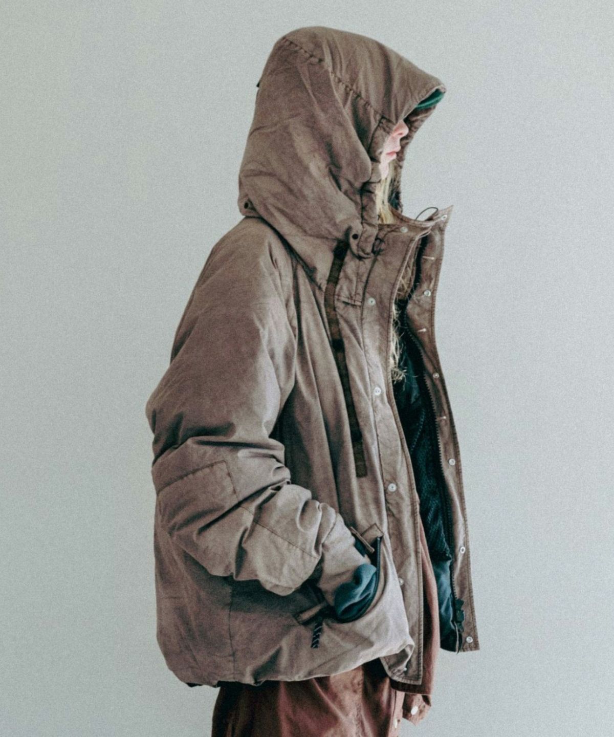 ガーメントダイ マカルジャケット│GARMENT DYED MAKALU DOWN JACKET