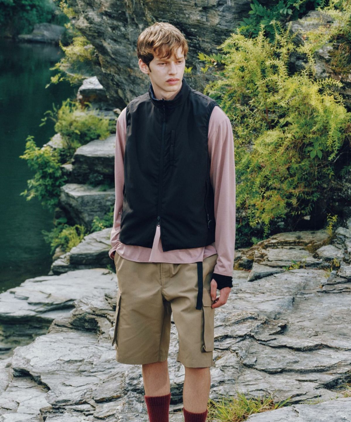 BRING×WILD THINGS 光電子中綿リバーシブルベスト│REVERSIBLE VEST ワイルドシングス